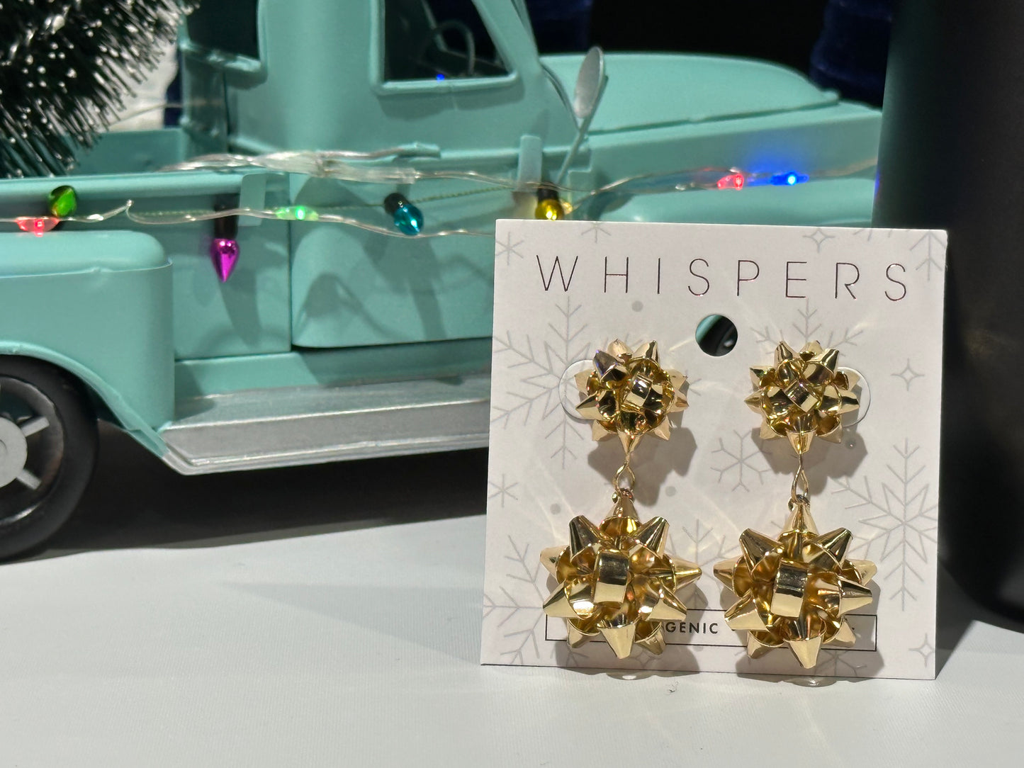 Christmas Bow Earrings