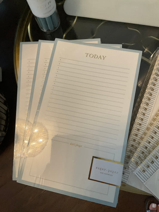 Blue Sugar Paper Notepad