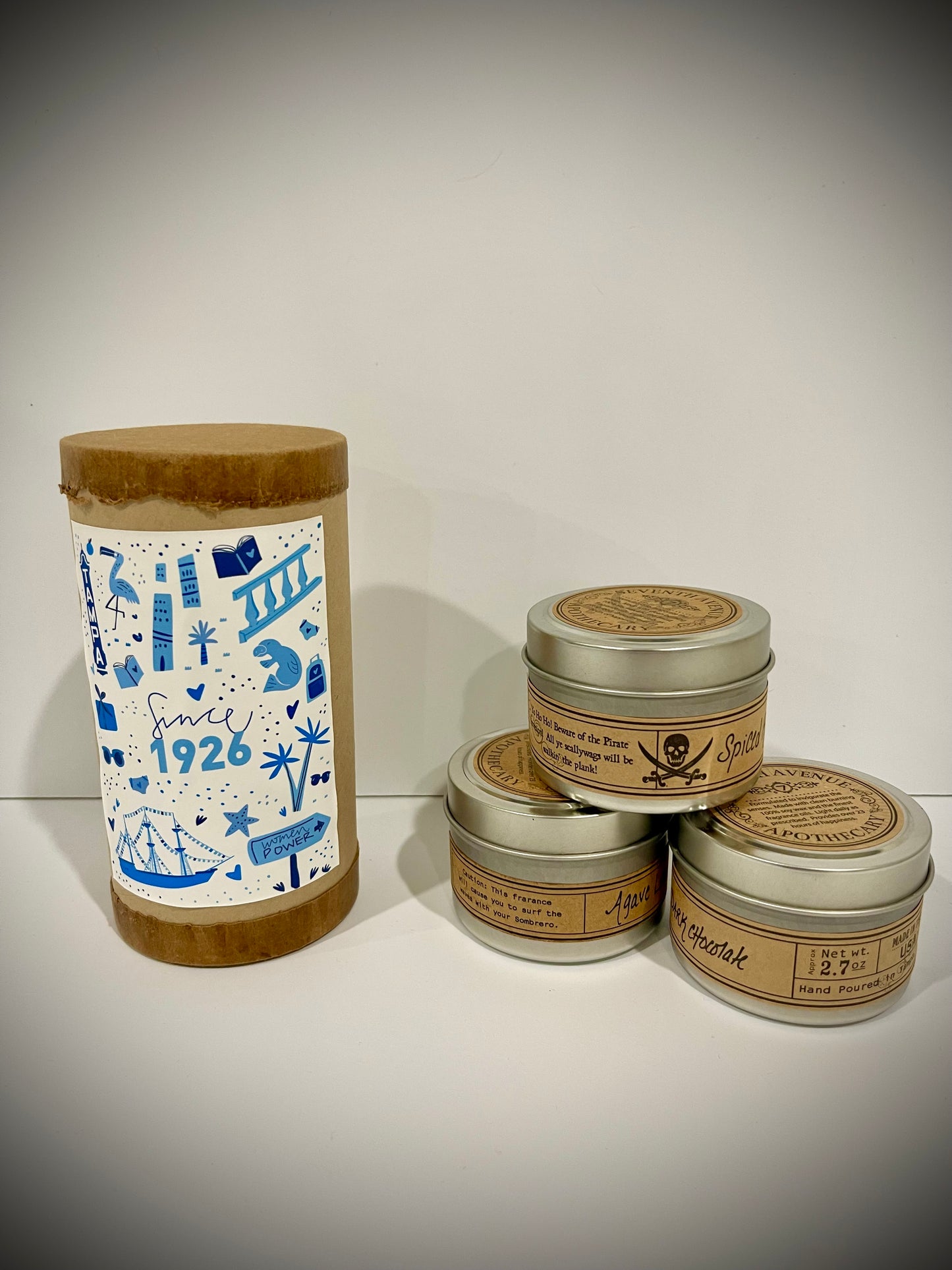 Since 1926 Print - Candle Gift Tube