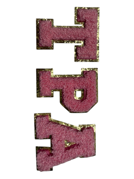TPA Chenille Letter Set